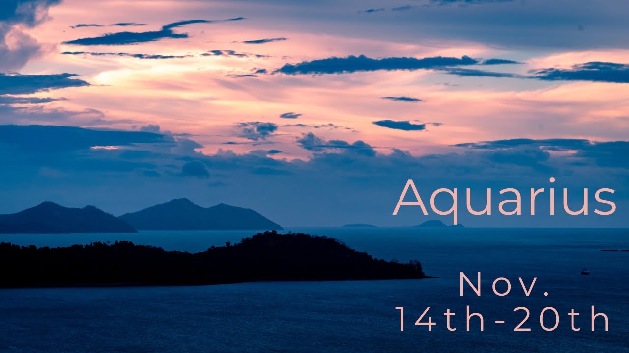 Aquarius:  Nov. 14th-20th  