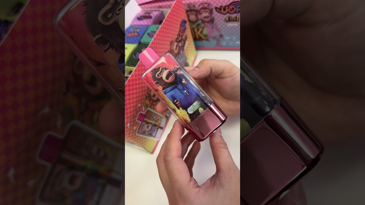 UOR 120000 120K Puffs 4 in 1 Flavors Newest Original Rechargeable LED Display Disposable Vape