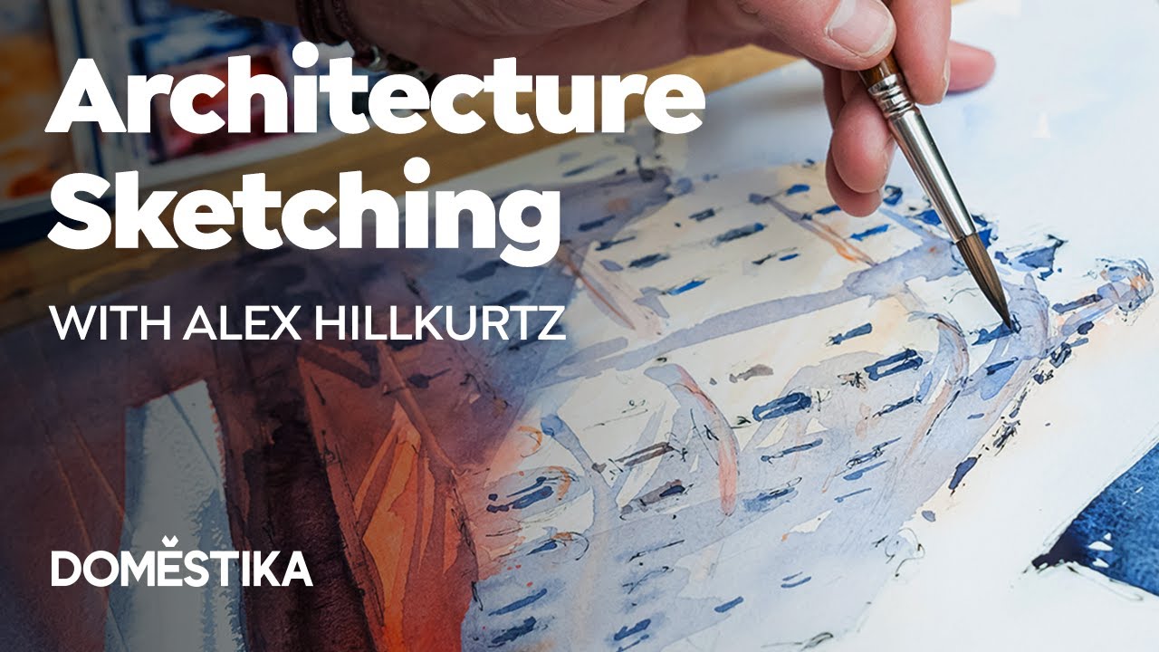 Dibujo arquitectónico con acuarela y tinta - Curso online de Alex Hillkurtz
