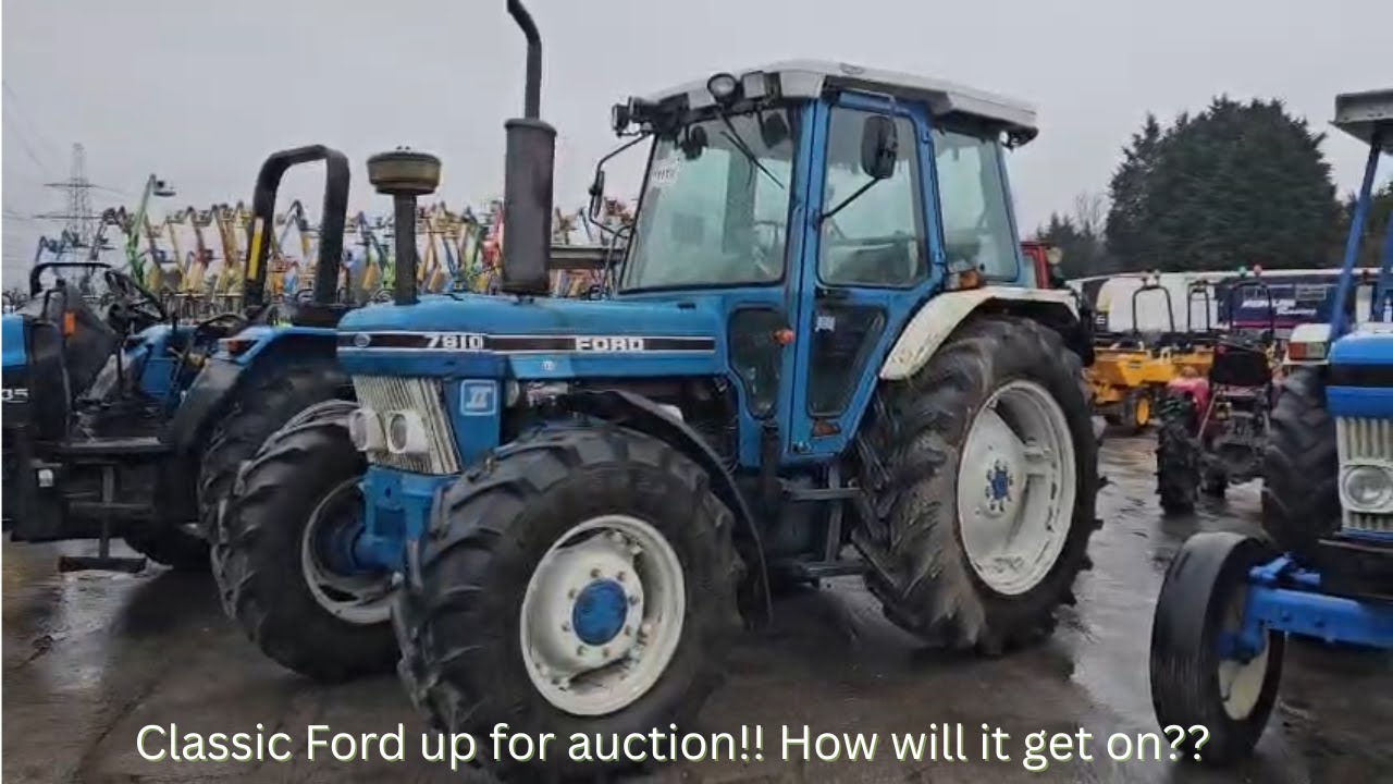 Ford 7810 Tractor, sells at auction!
