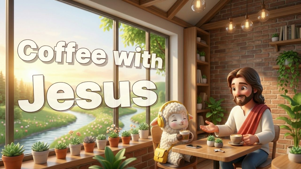 [CCM Lo-fi] Теплая музыка для медитации 🌿 | Кафе-хвала для работы/учебы Coffee with Jesus