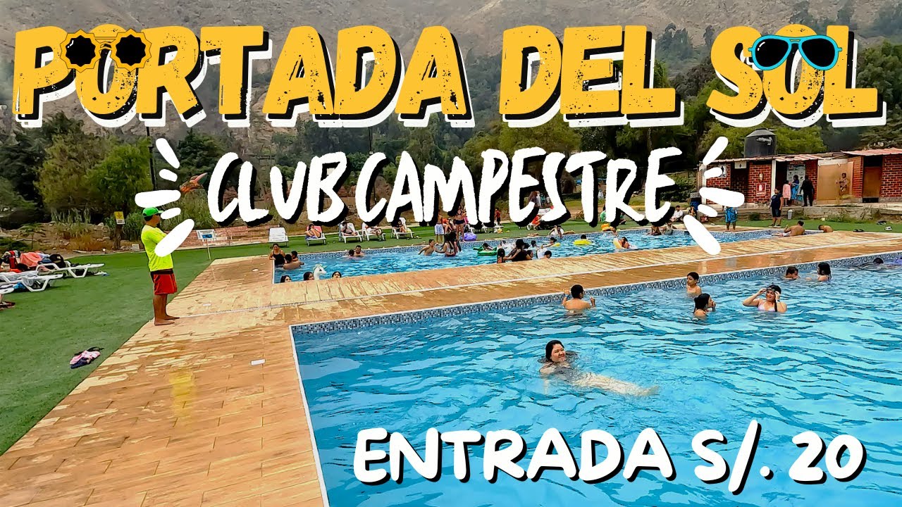 PORTADA DEL SOL  CON S/ 20 - PISCINAS, JUEGOS, PARRILLAS Y MÁS 😎