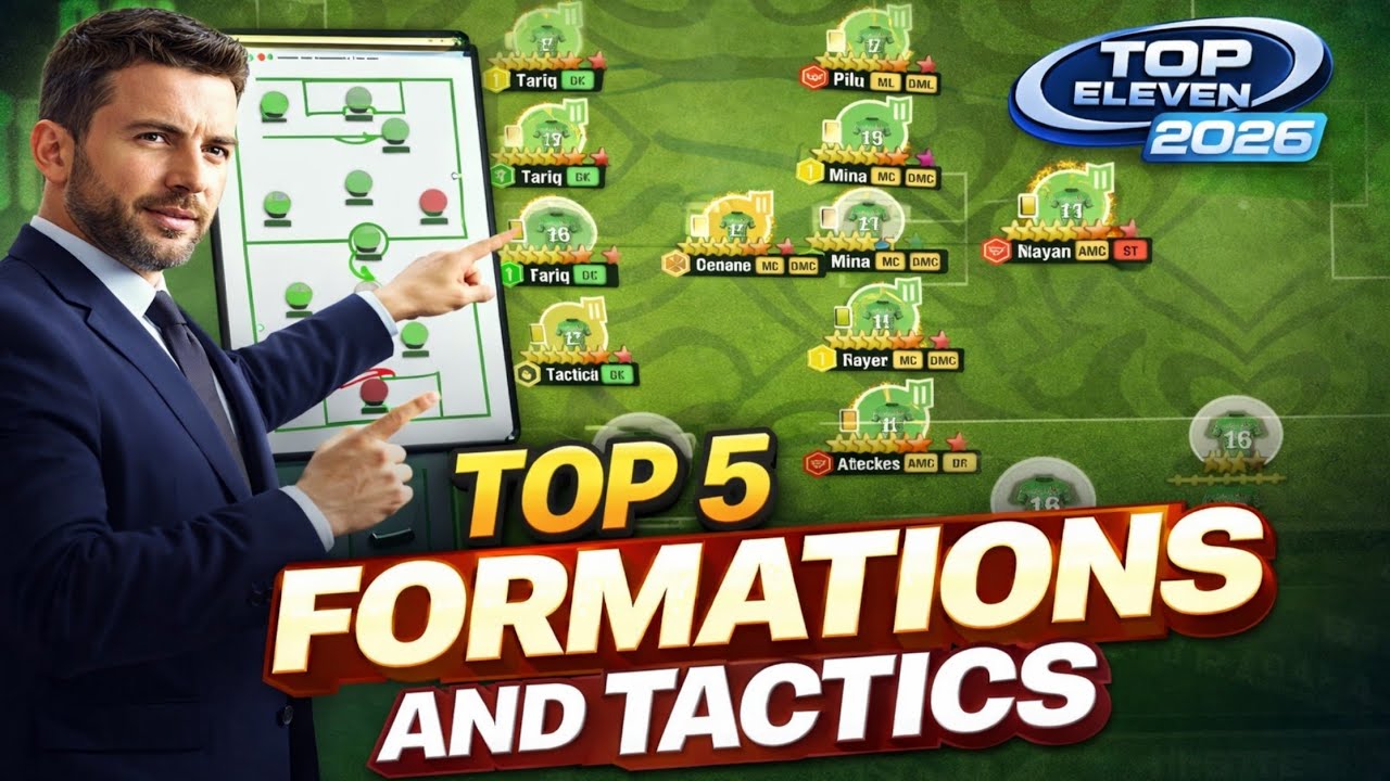 Top 5 Formations and Tactics in Top Eleven 2026
