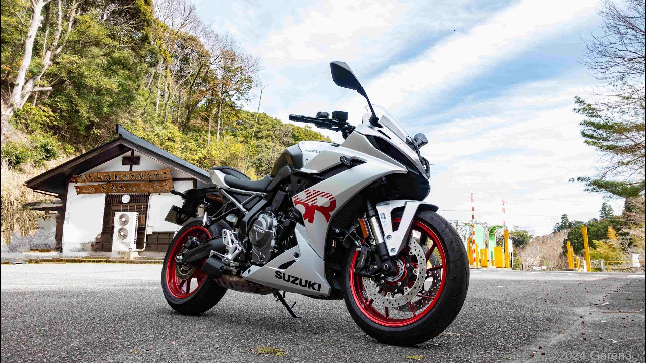 GSX-8R　レンタル、インプレ　GSX-8Sと比較　多分この2者はECUのセッティングがだいぶ違うと思います。