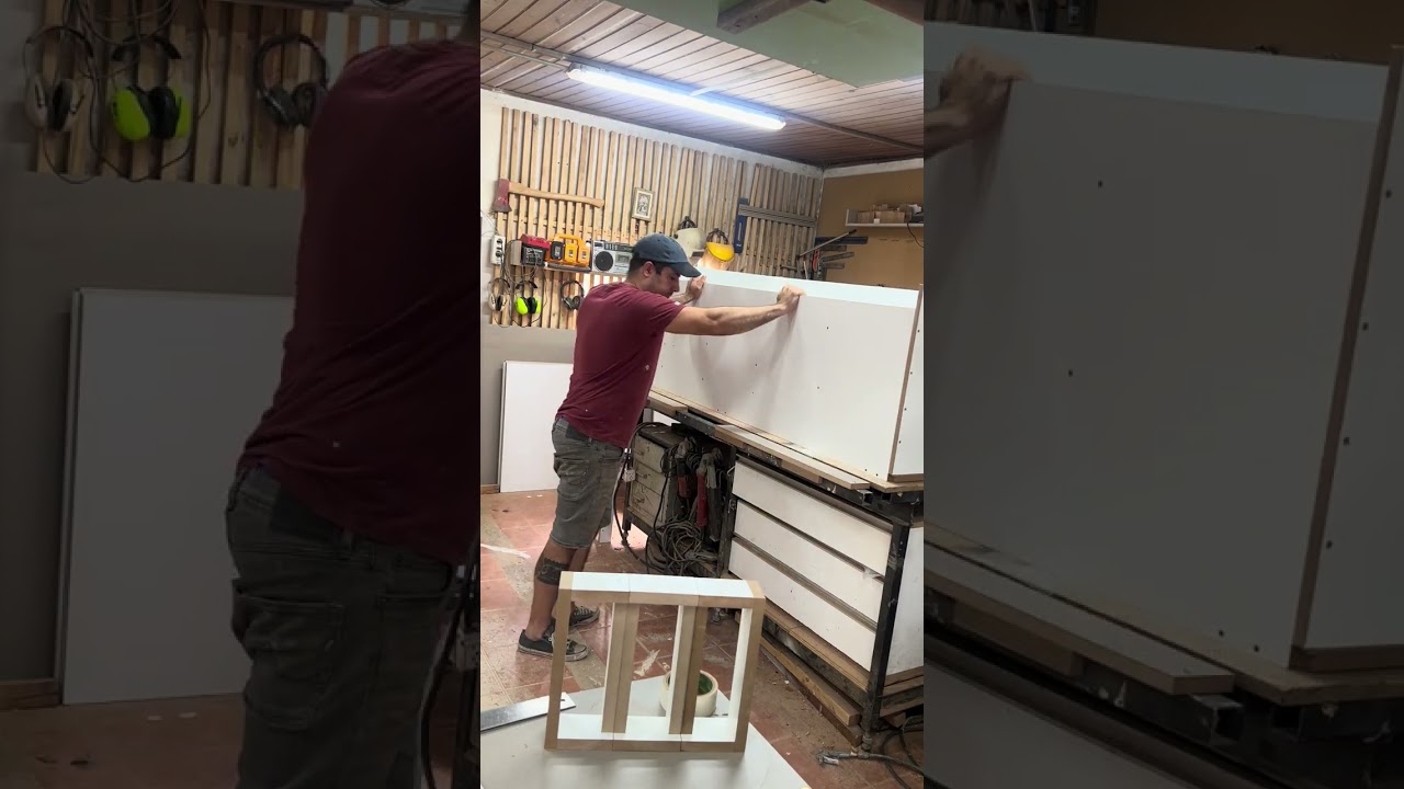 Como instalar fibra trasera #carpenter #taller #installation #woodworking #tools 