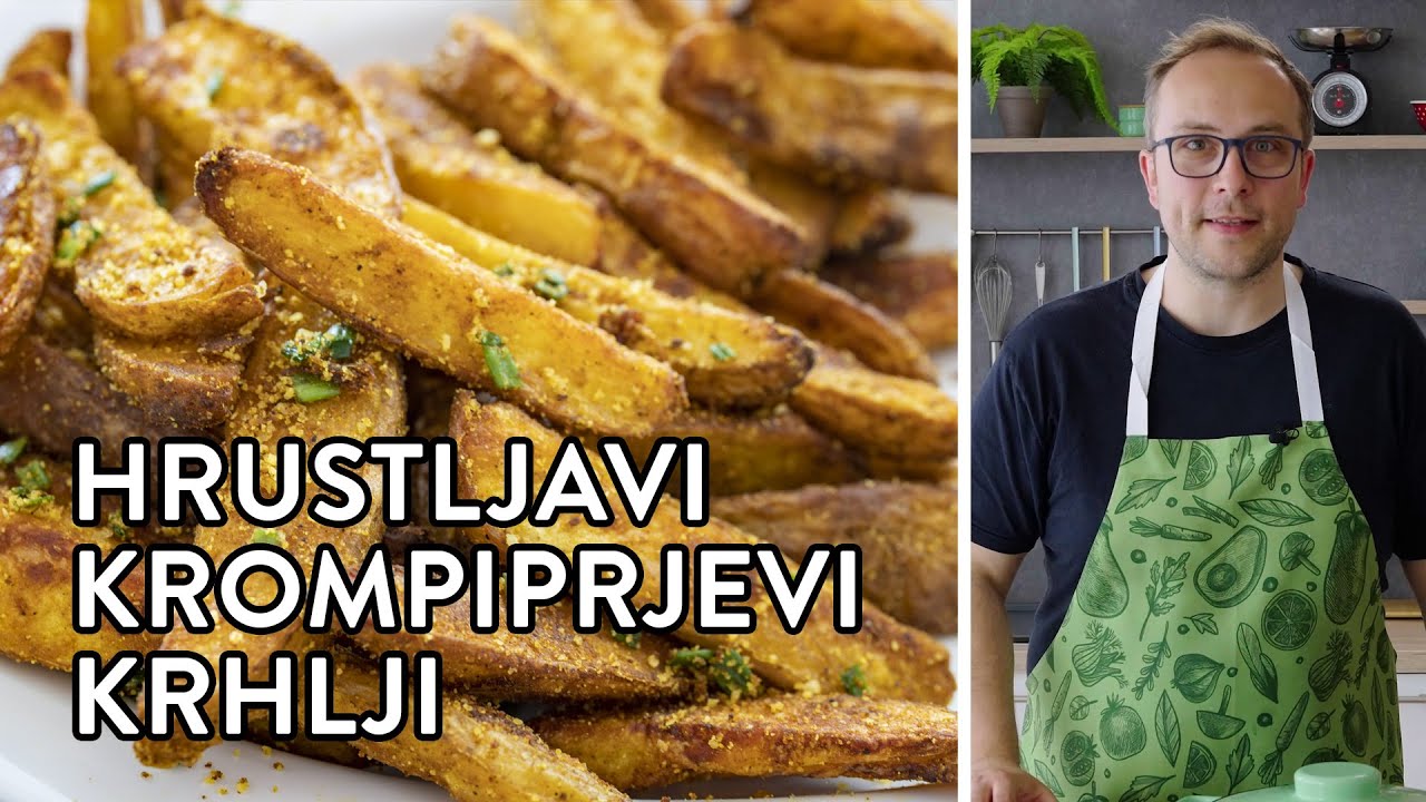Hrustljavi krompirjevi krhlji iz pečice 🤩 [DOMAČA KUHNA]