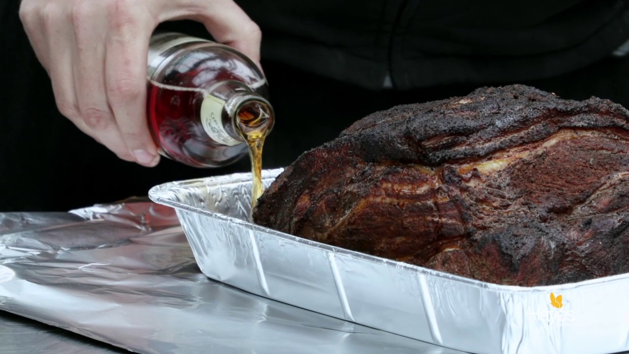 Pork shoulder (Pulled pork) cooked on the Weber Smokey Mountain (WSM) cooker