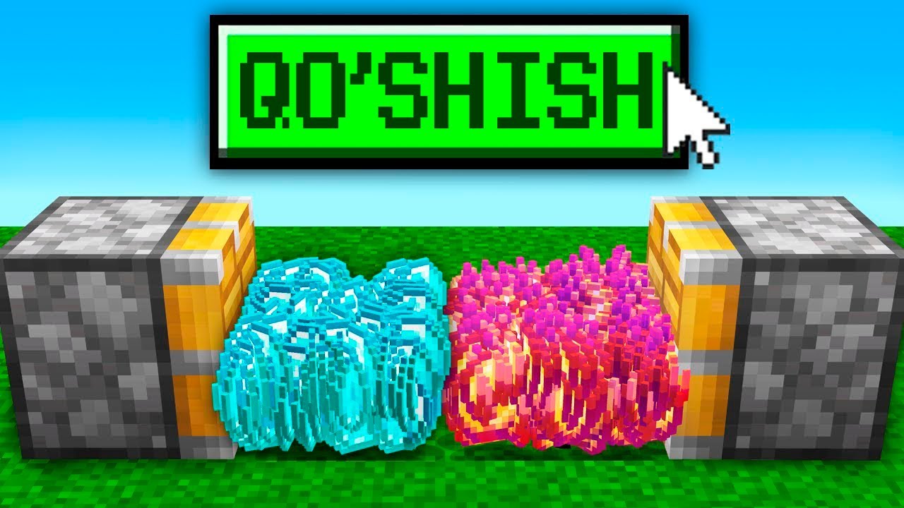 Minecraft lekin narsalarni bir biriga qo'shamiz!