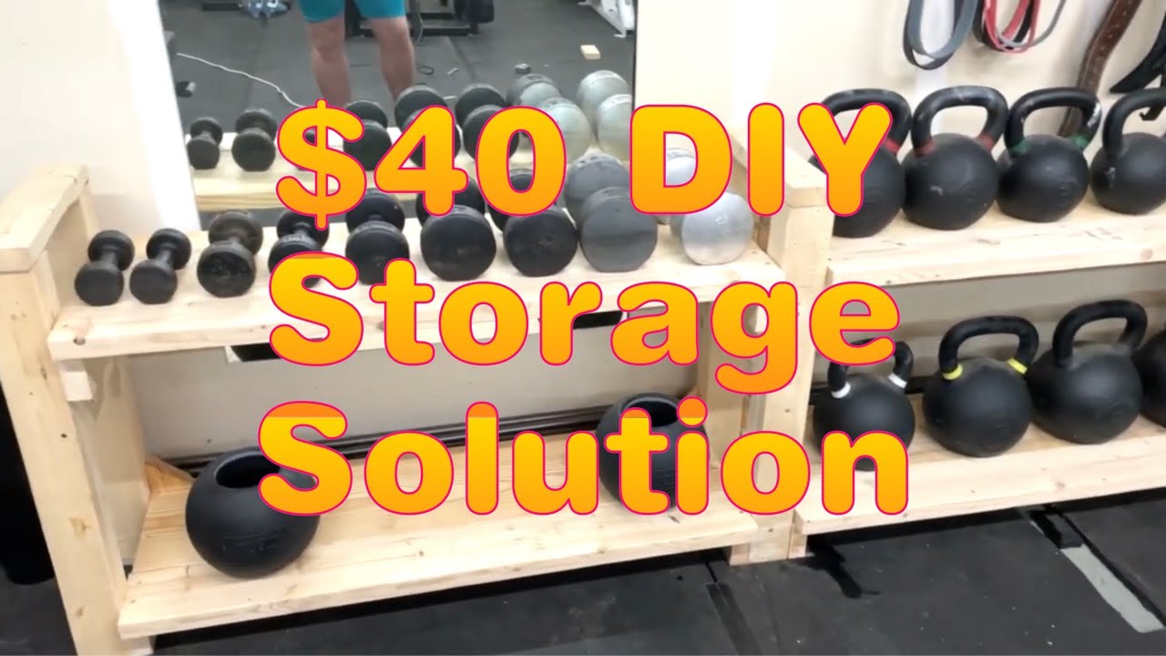 DIY Dumbbell Rack for Under $40!