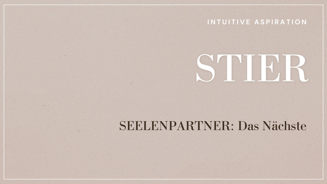 SEELENPARTNER: Stier🤫 🛣️ EUER WEG: Die NÄCHSTEN KONKRETEN EREIGNISSE und die Ängste, die ihr löst!