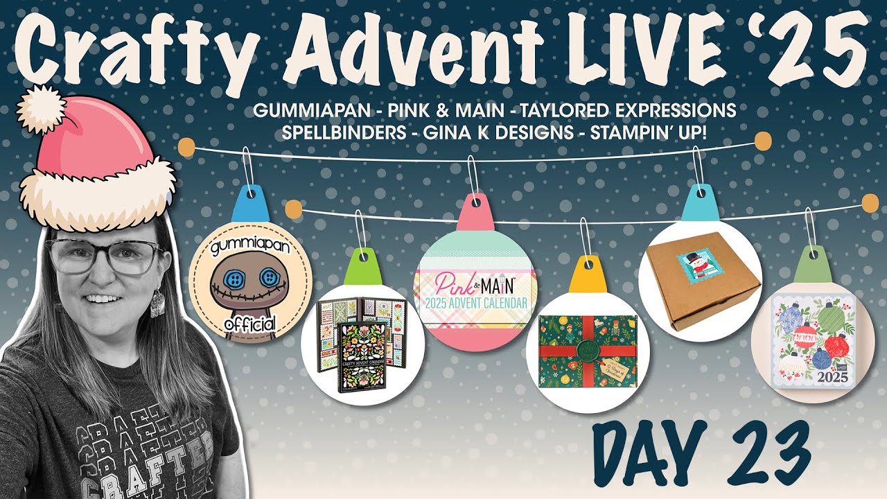 Day 23 🔴 Crafty Advent LIVE 2025 | Interactive Crafting & Giveaway Series