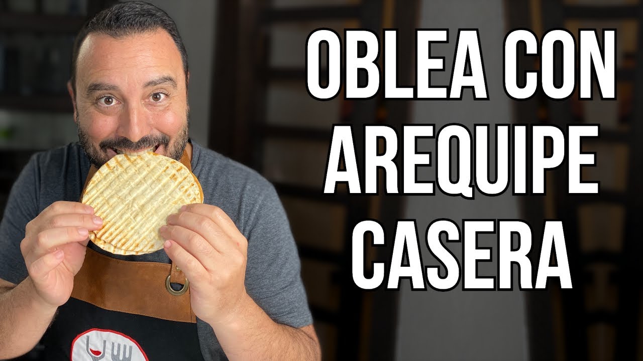 ¡¿Cómo hacer una Oblea con Arequipe Casera?! | Receta Fácil y Deliciosa | Tulio Recomienda