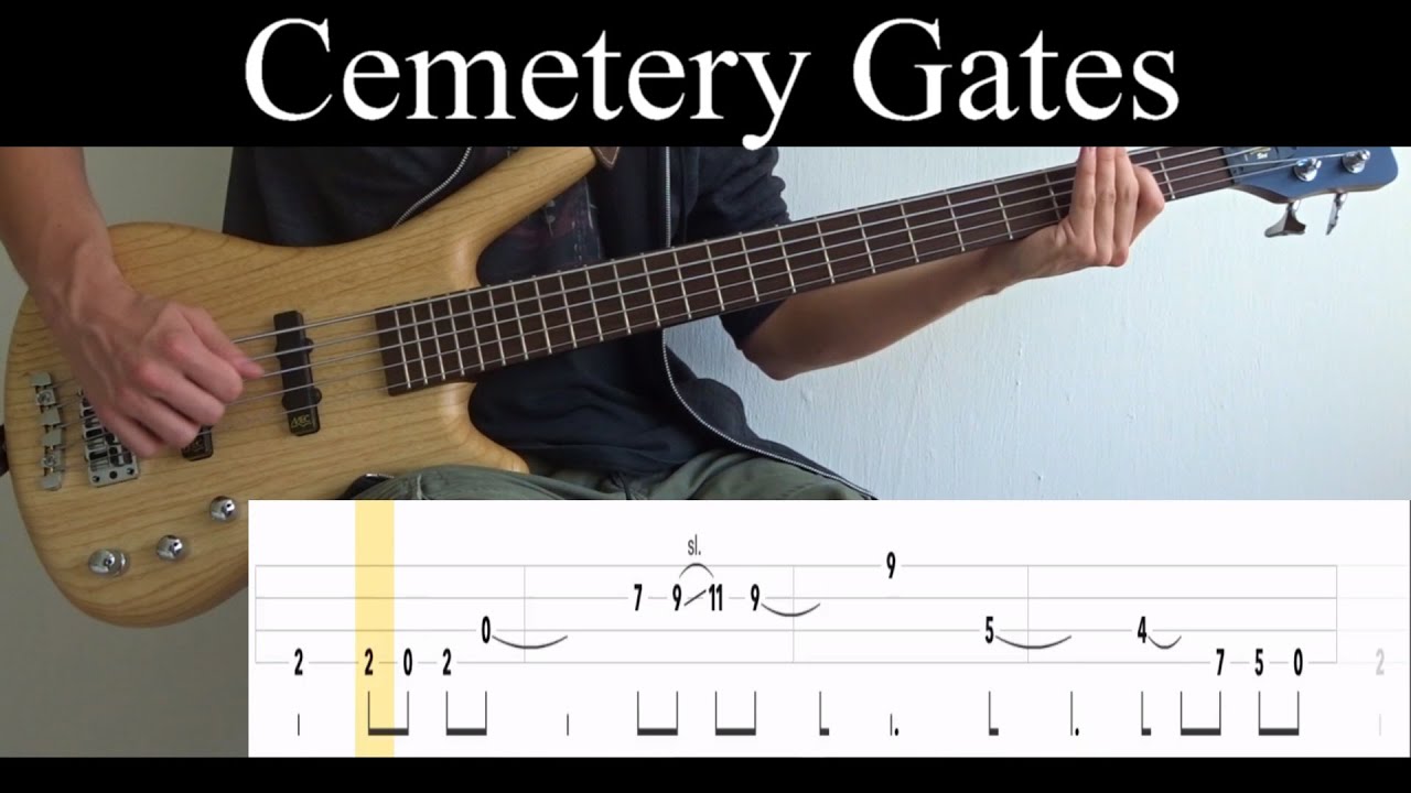 Cemetery Gates (Pantera) - Bass Cover (With Tabs) by Leo Düzey