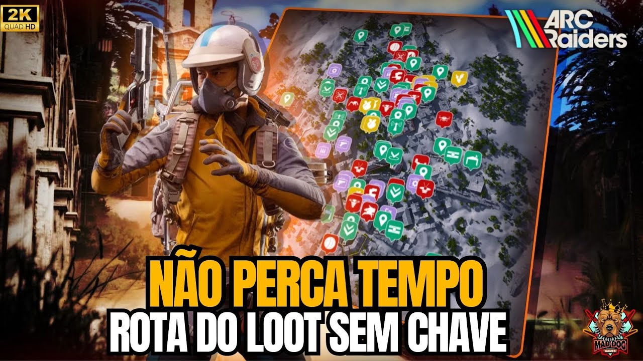 ARC RAIDERS - CIDADE SOTERRADA - SEJA O REI DO LOOT - ROTA DO LOOT TOP SEM CHAVE
