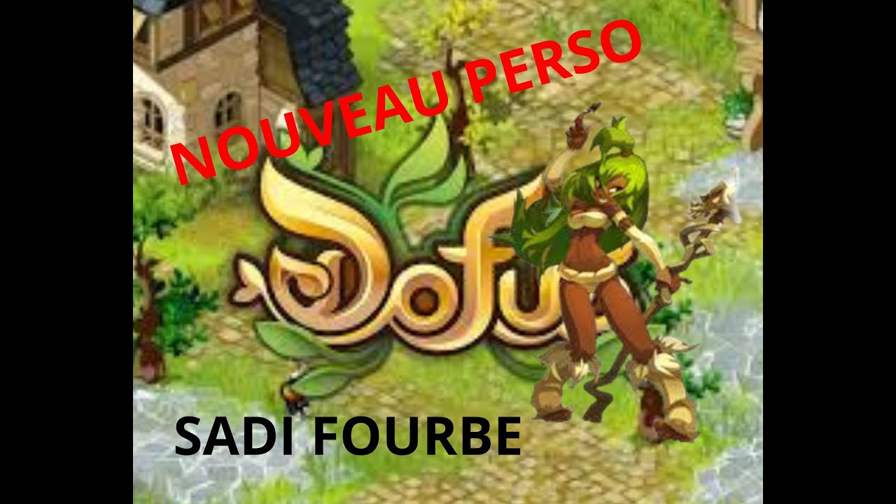 Présentation de ma petite dernière: Sadida fourbe. Dofus retro