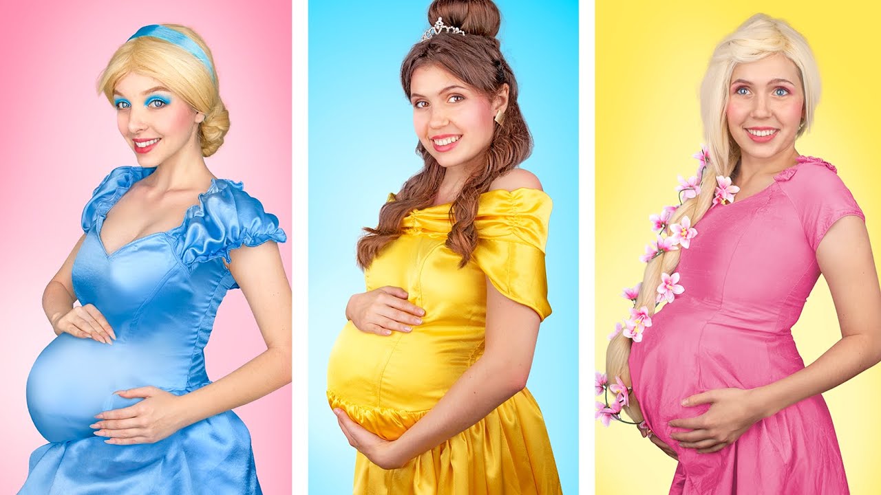 もしもディズニーのプリンセスたちが妊娠したら？