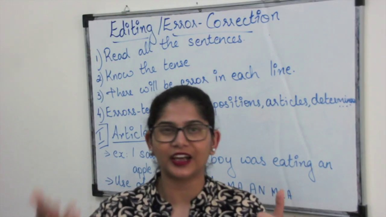 CBSE class 9TH &10TH English 2019-Editing