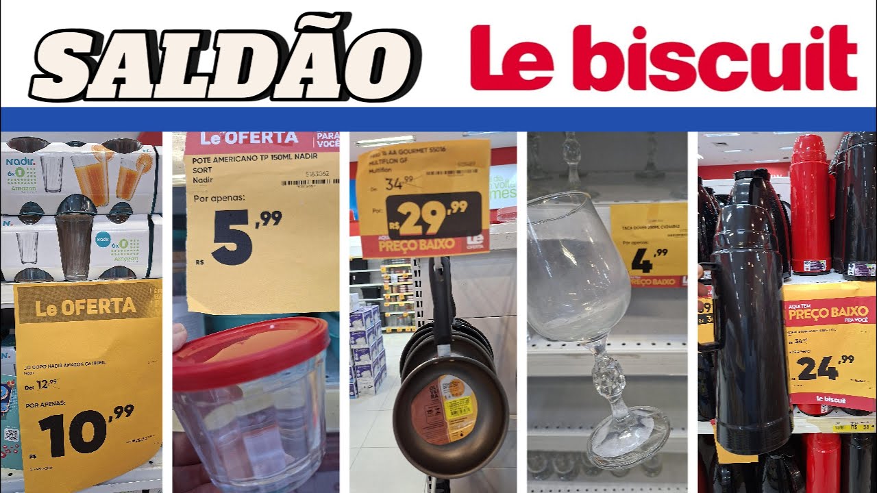 SUPER SALDÃO LE BISCUIT | UTILIDADES DO LAR E ELETRO - SHOPPING TACARUNA 