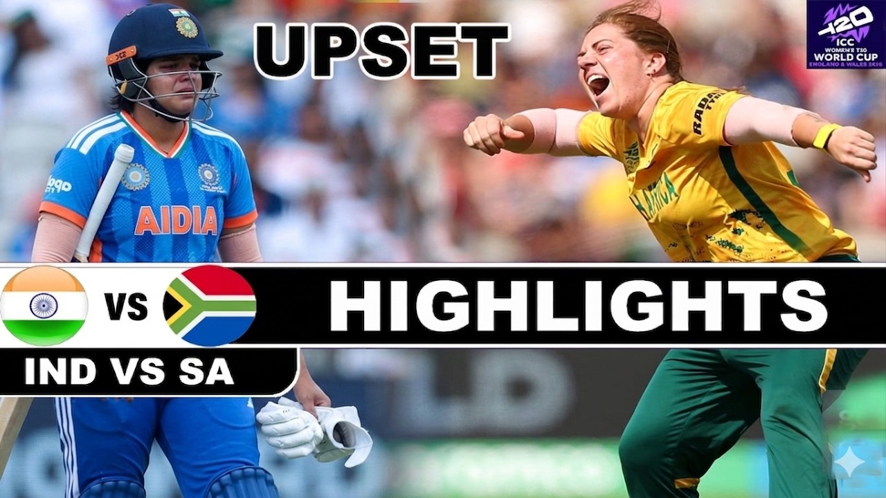 India Women vs South Africa Women Highlights Today | ICC Women's T20 World Cup 2026 | Match 18