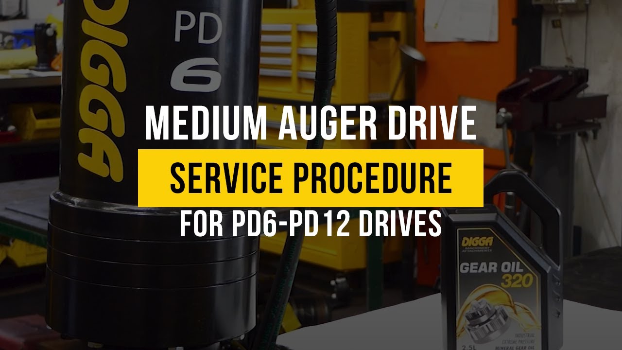 How to Service your PD6-PD12 Auger Drive with a DIY Service Kit | Digga Australia