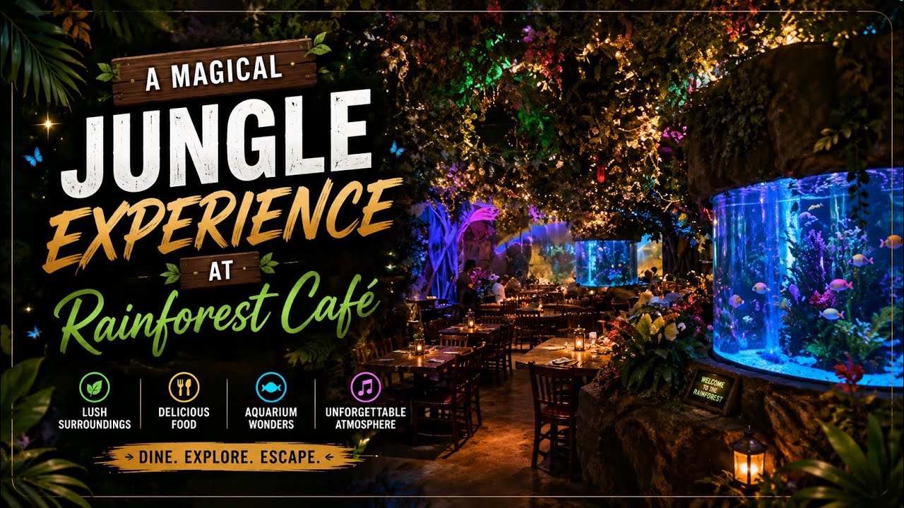 A Magical Jungle Experience at Rainforest Caf&eacute; 🌧️✨