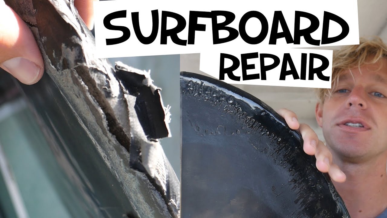 FIXING my LUNCHTRAY SURFBOARD