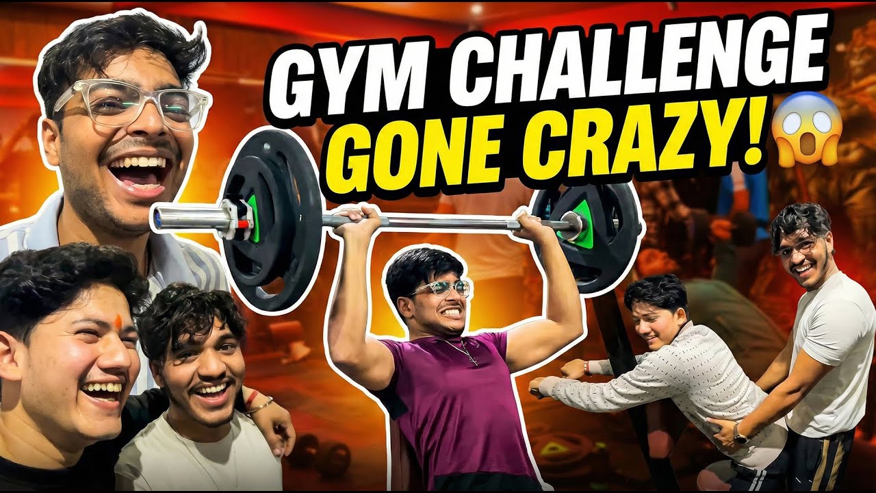 Gym Challenge Gone Crazy !😂😂🤣🤣||AmanXDVlogs||