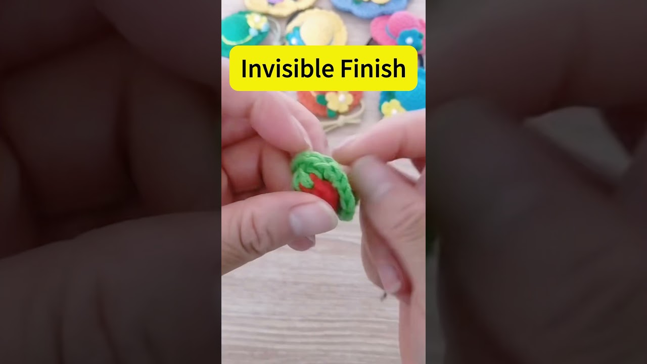 Crochet Tip:How to crochet invisible finish 