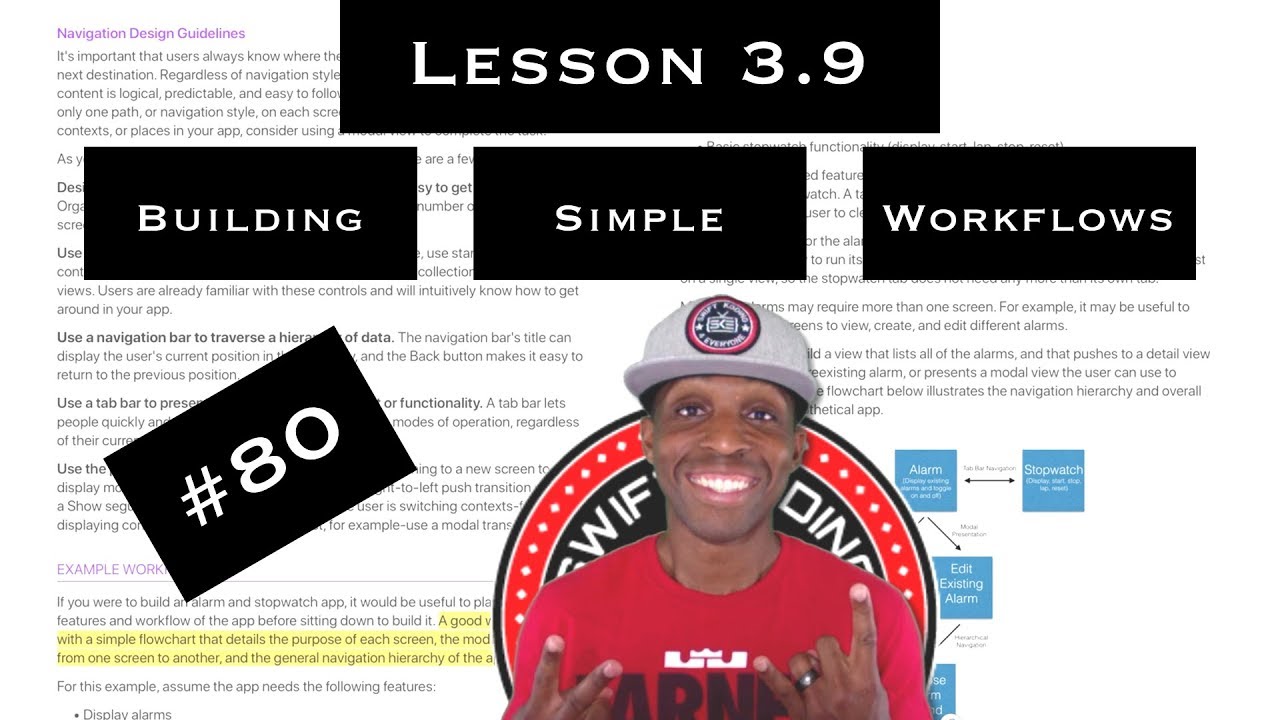 Lesson 3.9 App Development with Swift - Building Simple Workflows