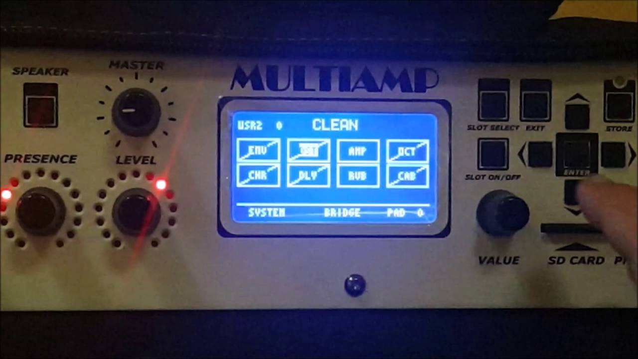 Dv Mark Multiamp stereo. DETTAGLI sull'utilizzo