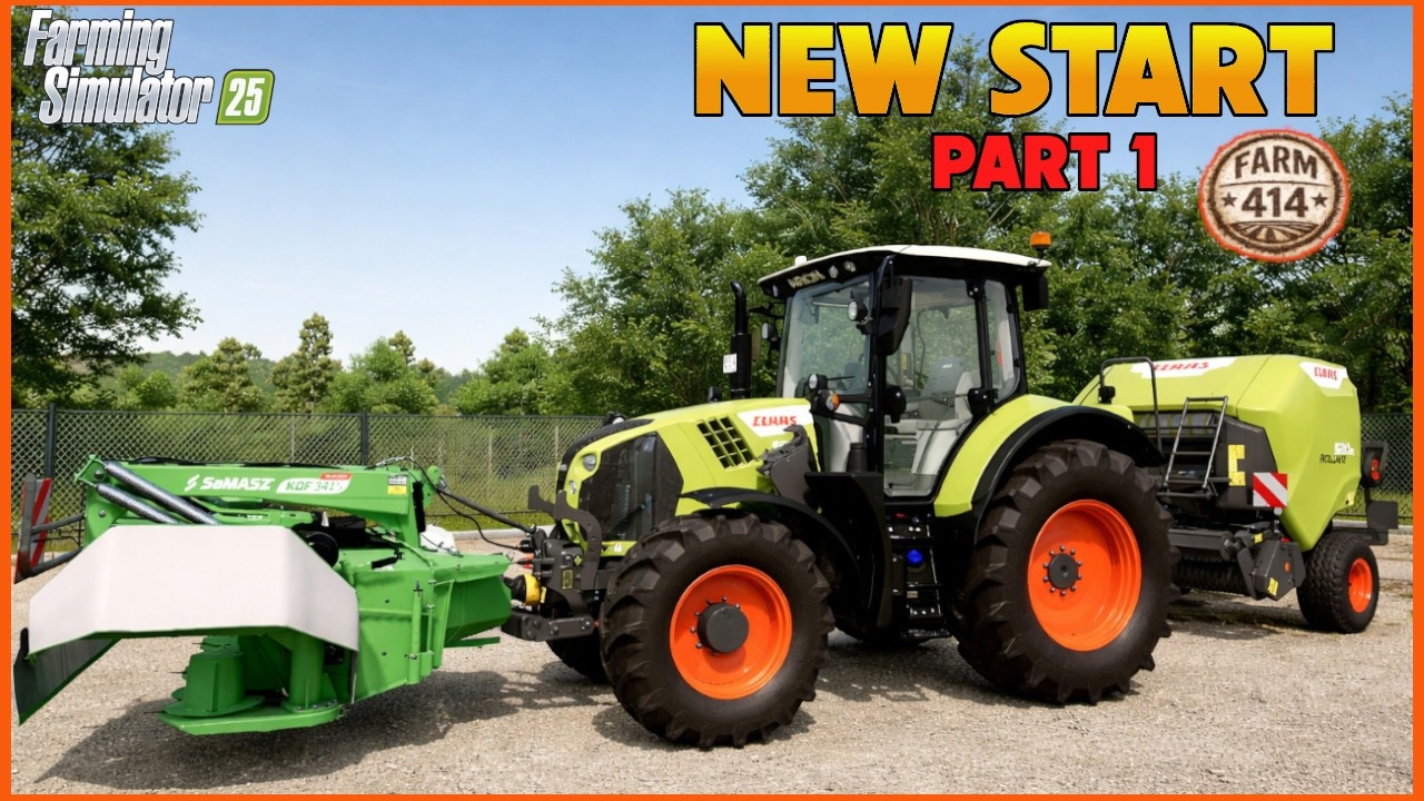 Starting Fresh on a French MAP in fs25 - The Pichonni&egrave;re Valley . Farming simulator 25 - Part 1