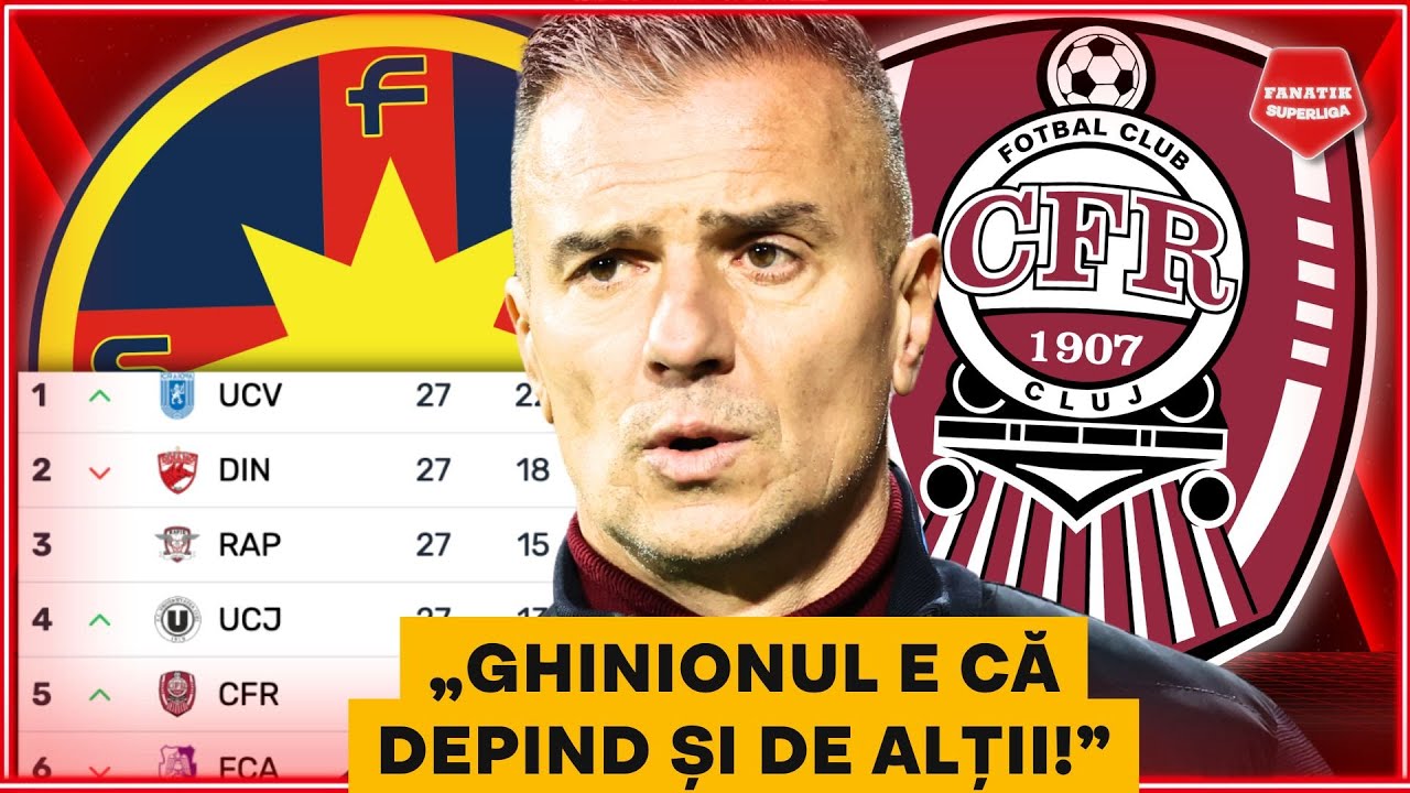 Daniel Pancu FACE MINUNI la CFR Cluj. PERICOL IMINENT pentru FCSB SA RATEZE play-off-ul | CALCULE