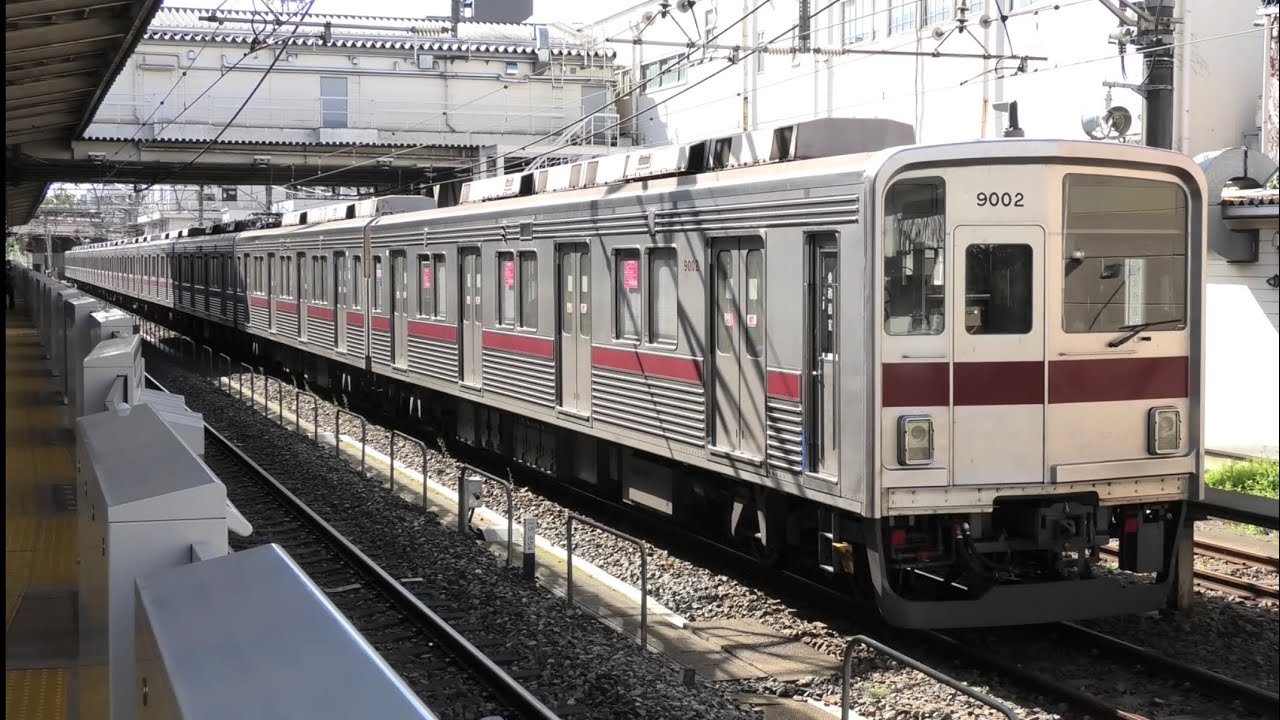 【51074Fが普通小川町行/9102Fが志木駅ホーム横日中滞泊】東武東上線 列車発着シーン集 2022.4（9102Fは地上運用が目立つようになってきた？）