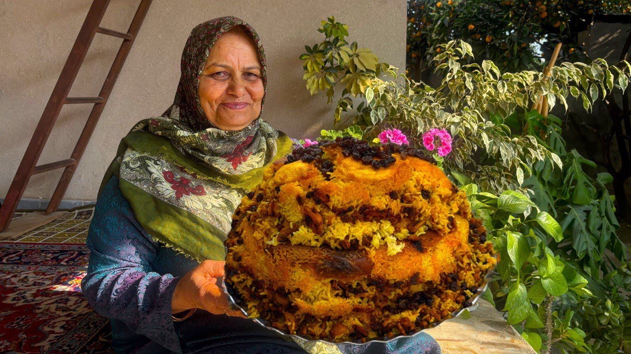 The Most Delicious Two-Layer Tahchin – Life in the Heart of the Village