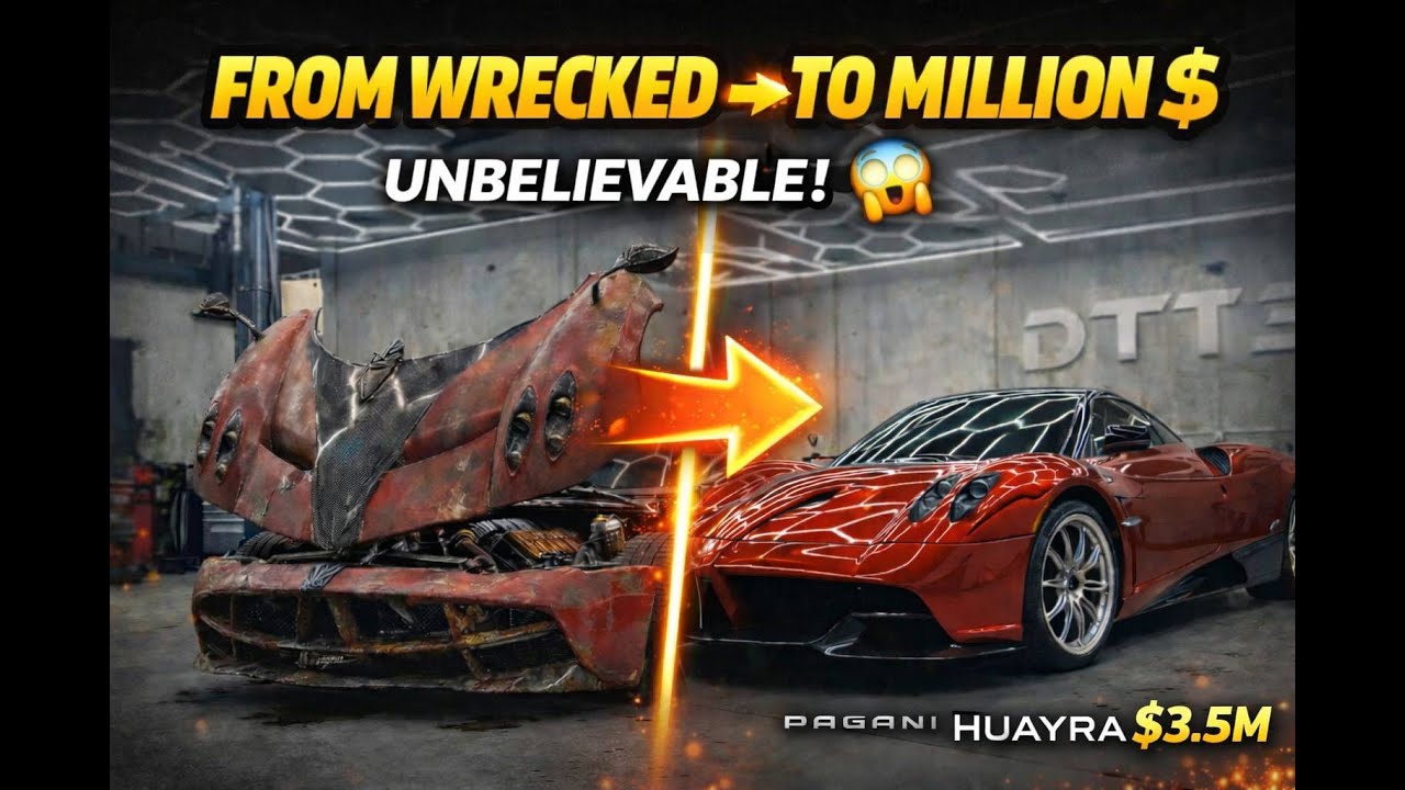 From Junkyard to $3,500,000 Pagani Huayra