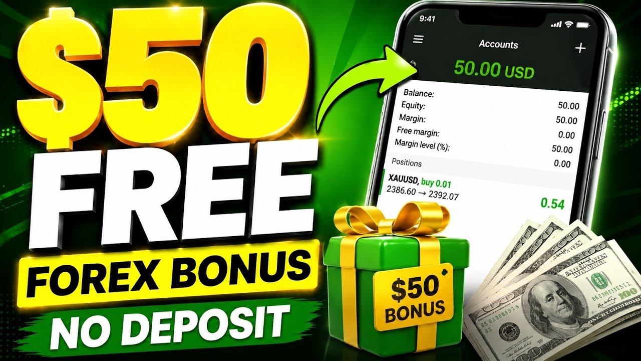 FREE $50 NO DEPOSIT BONUS 2026 💰 | TRADE & WITHDRAW REAL PROFITS