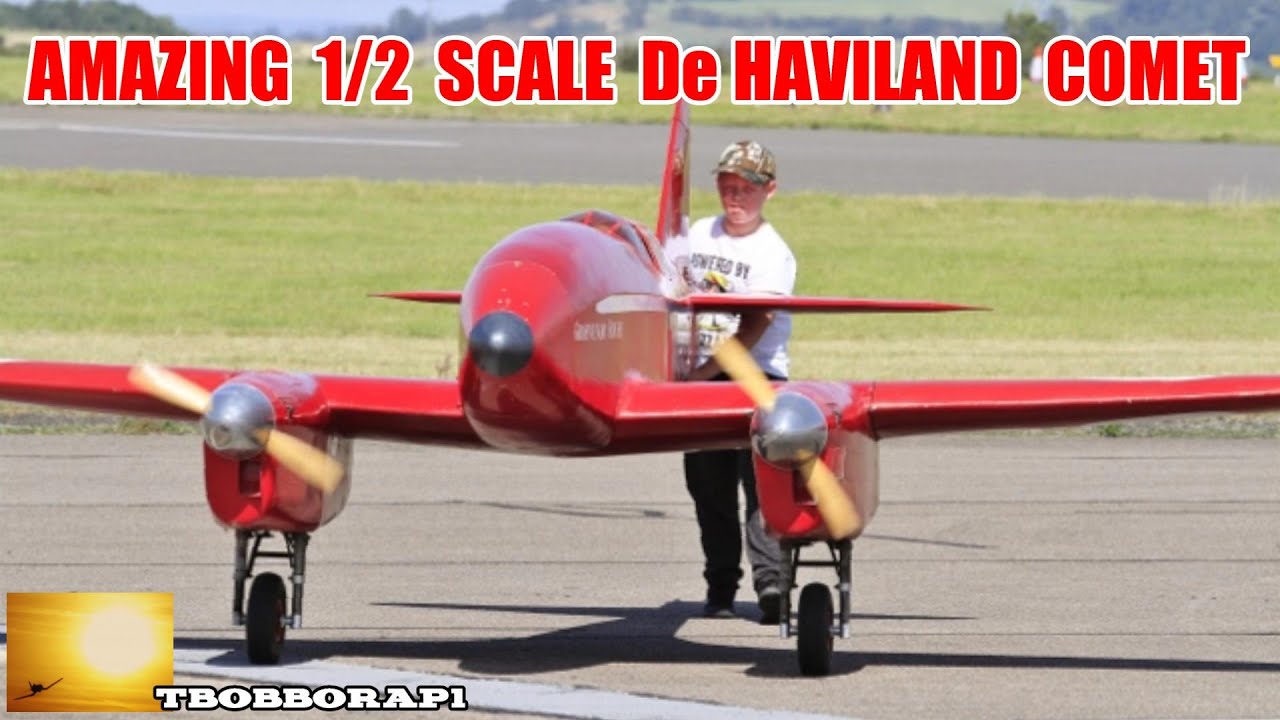 50% SCALE RC De HAVILAND DH.88 COMET 