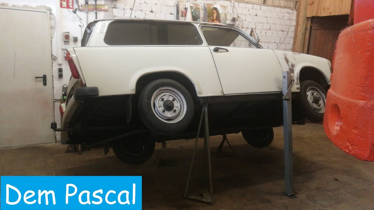 Trabant Kombi Gekippt und Unterbodenschutz // Dem Pascal