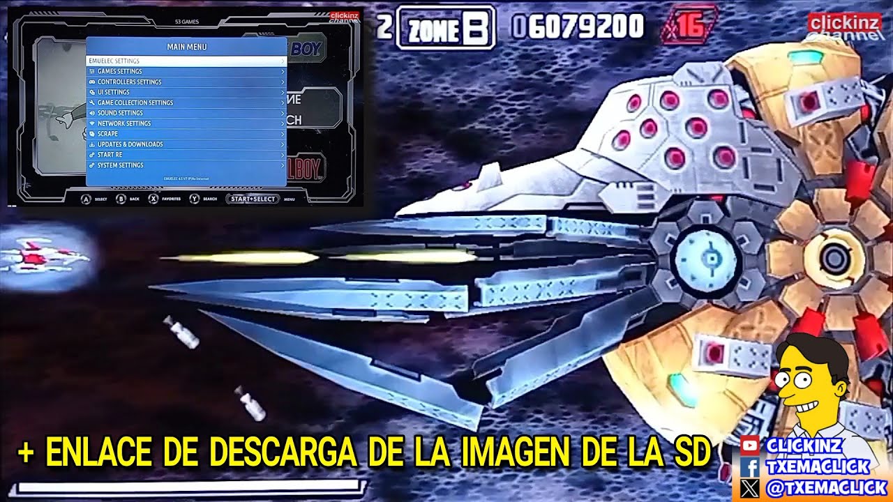 Test de Gamestick X2 GD10 con Emuelec 4.5 + Enlace Descarga Imagen SD Image Download Link retro game