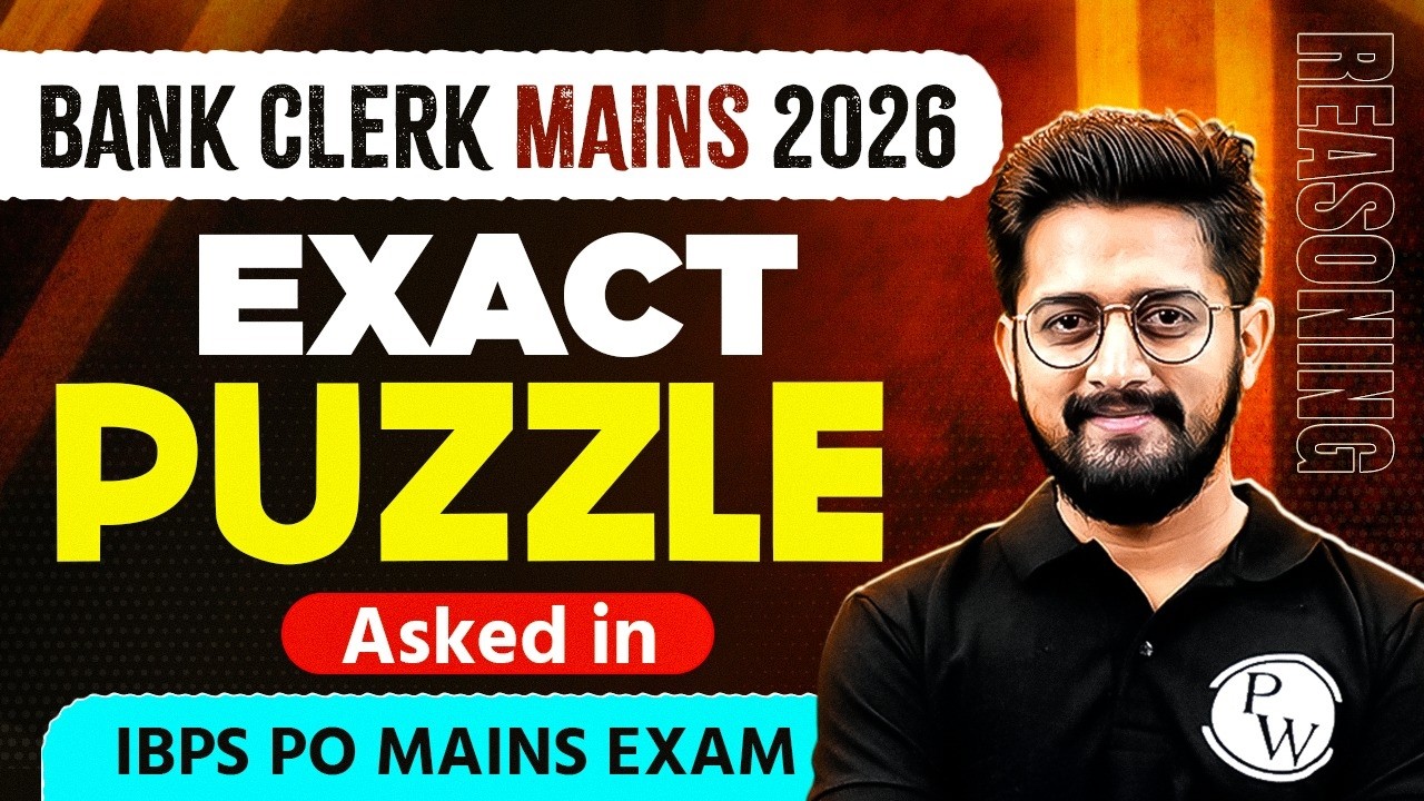 IBPS PO Mains 2026 | Exact Puzzle Asked in Exam 🔥 | Reasoning Memory-Based Question | by Sachin Sir