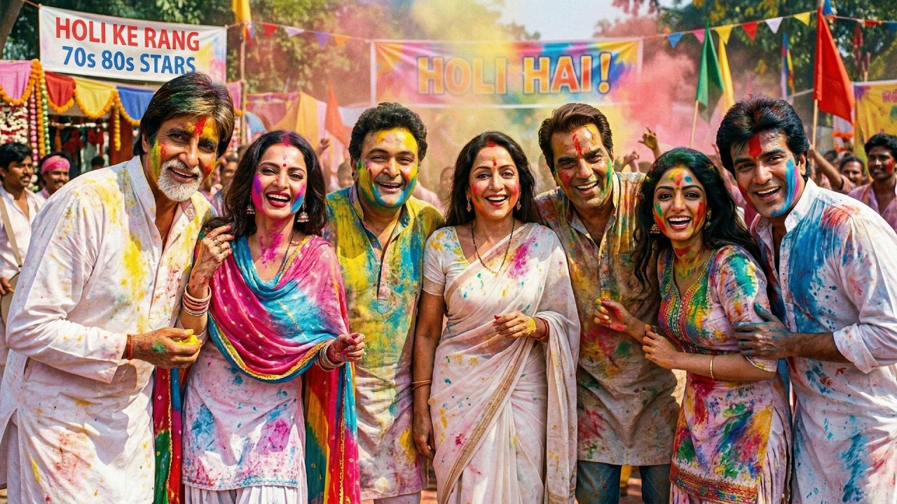 HOLI Special Songs 💖| Lata, Kishore, Asha, Rafi | Old Hindi Songs Playlist