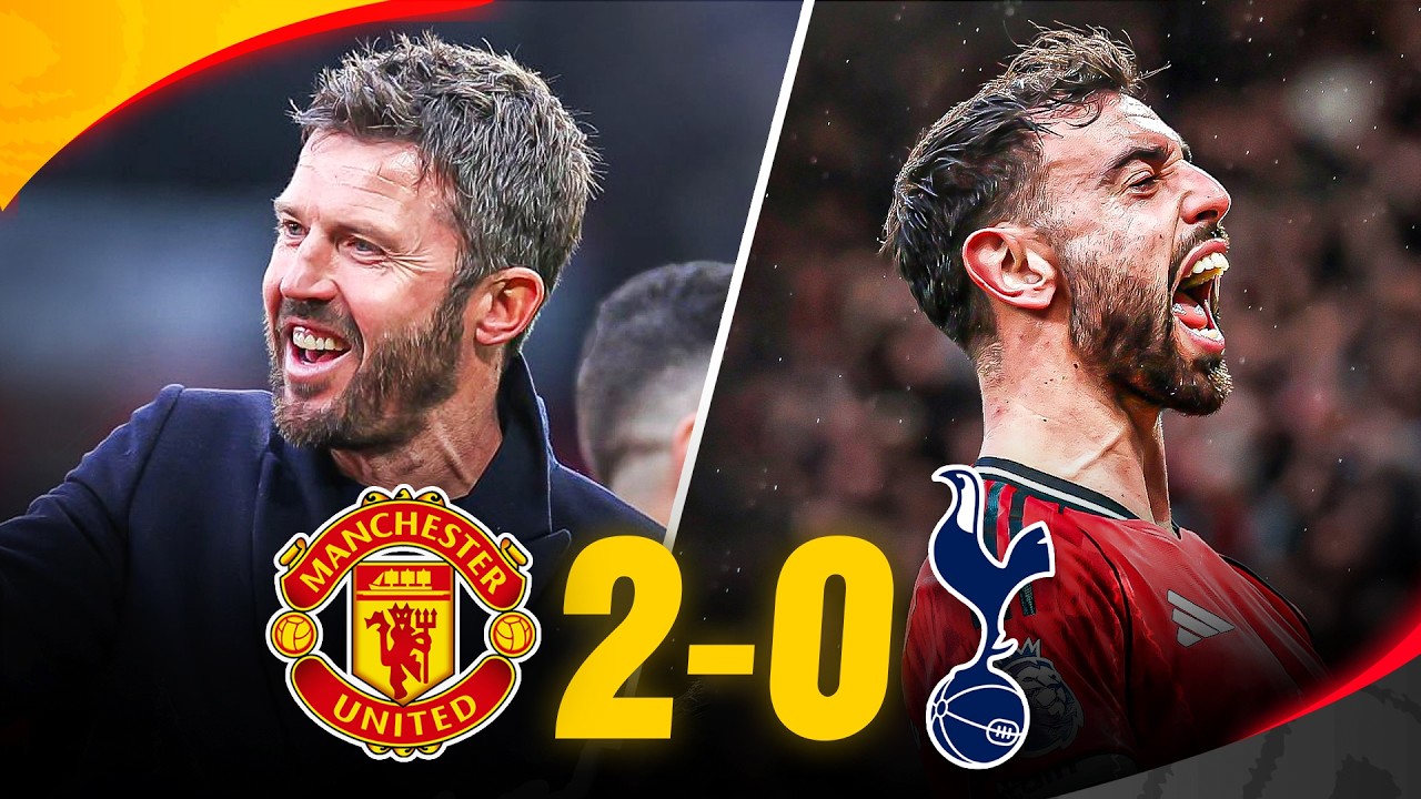 CARRICK 4 WINS IN A ROW! I BELIEVE! BRUNO WORLD CLASS | MAN UTD 2-0 SPURS