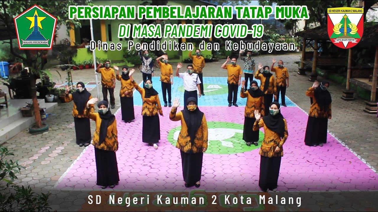 PERSIAPAN PEMBELAJARAN TATAP MUKA (PTM) SDN KAUMAN 2 KOTA MALANG