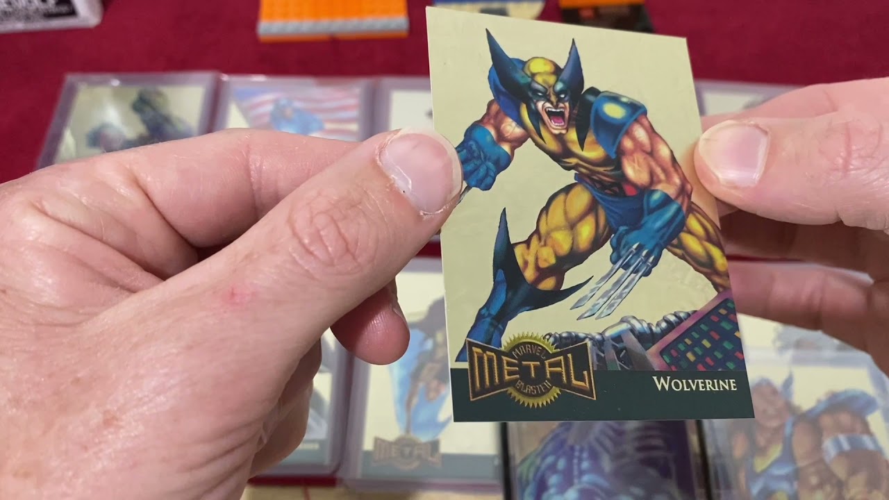 1995 Marvel Metal Gold Blaster Cards