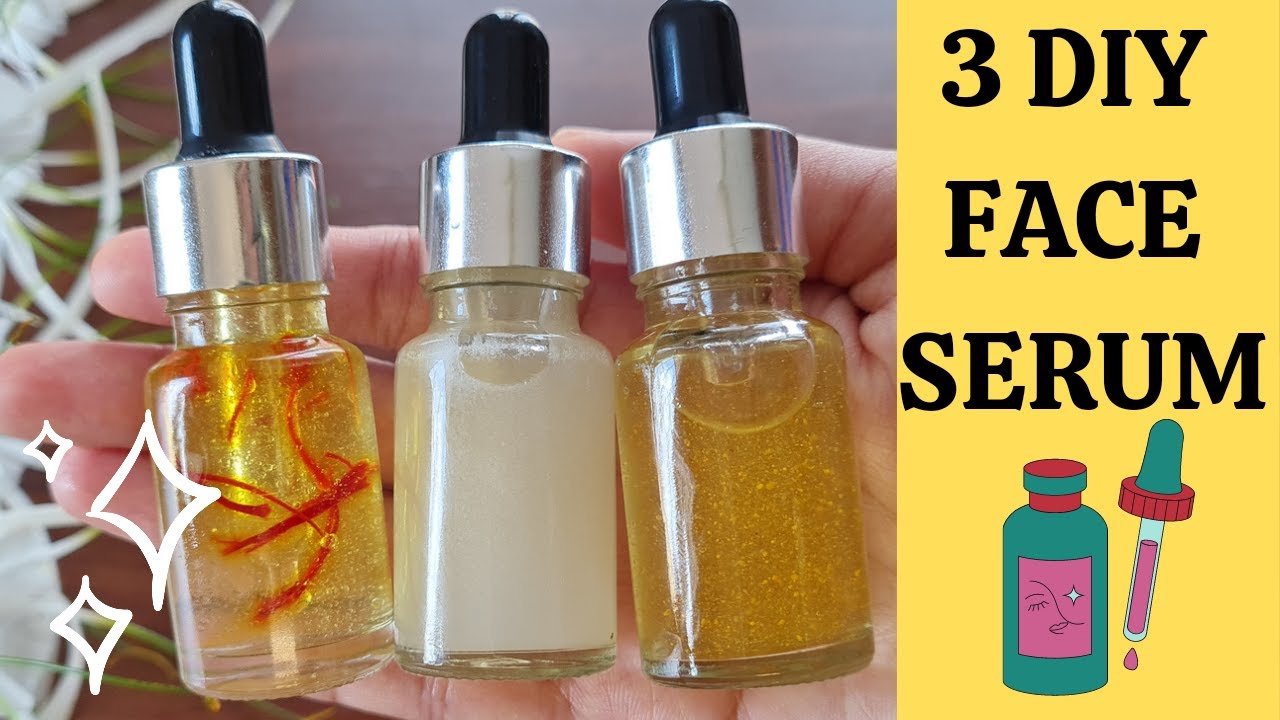 BEAUTY&CARE(EPI-156)3 DIY FACE SERUM|HOMEMADE FACE SERUM|ALL SKIN TYPES|GLOWING&HEALTHY SKIN|SERUM