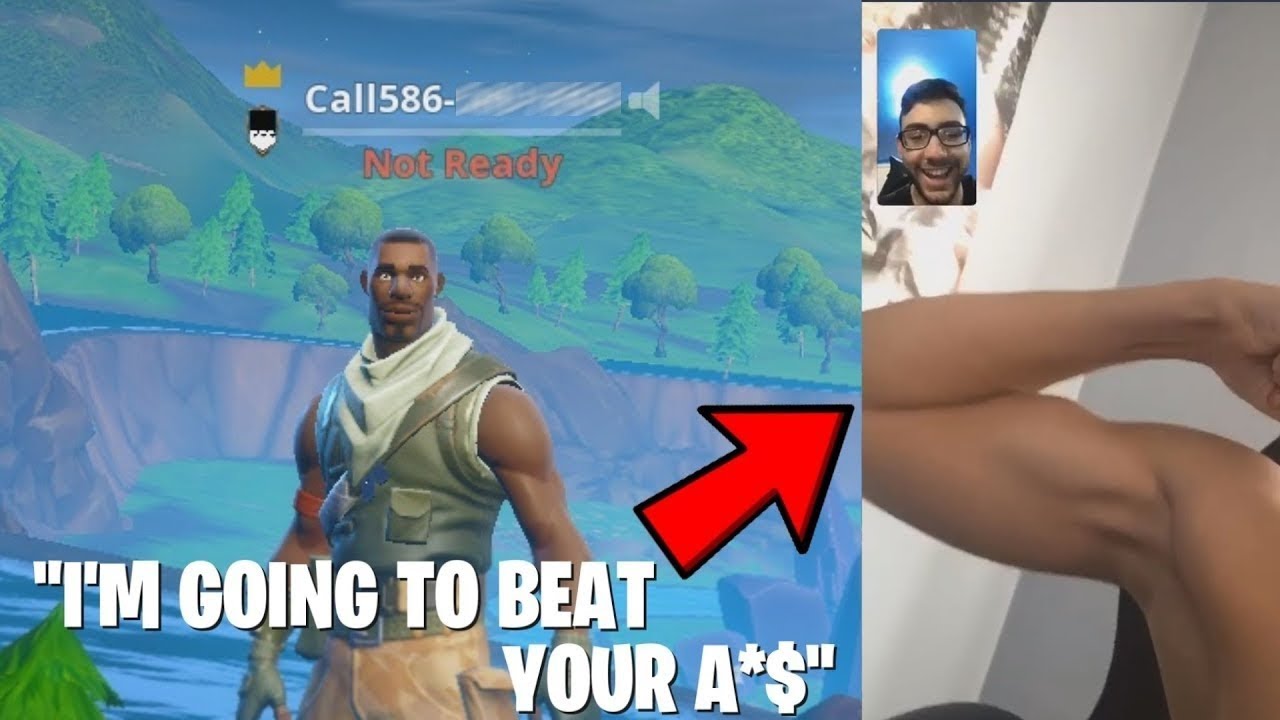 I FACETIMED Kids after I killed them in Fortnite... (SALTY lol)