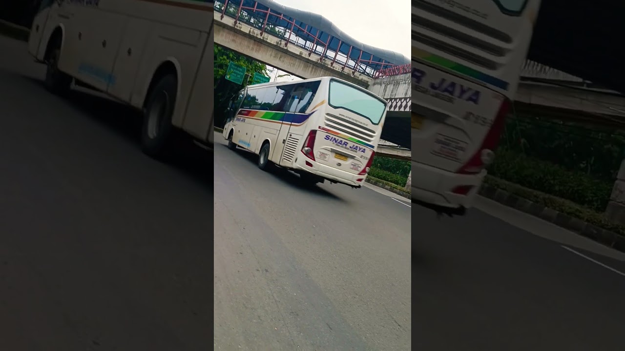 bus sinar jaya...jalan sore..pasming