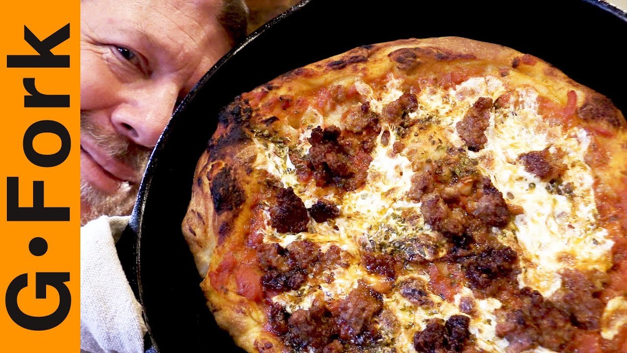 You Can Make Cast Iron Skillet Pizza, It's Really Easy.
