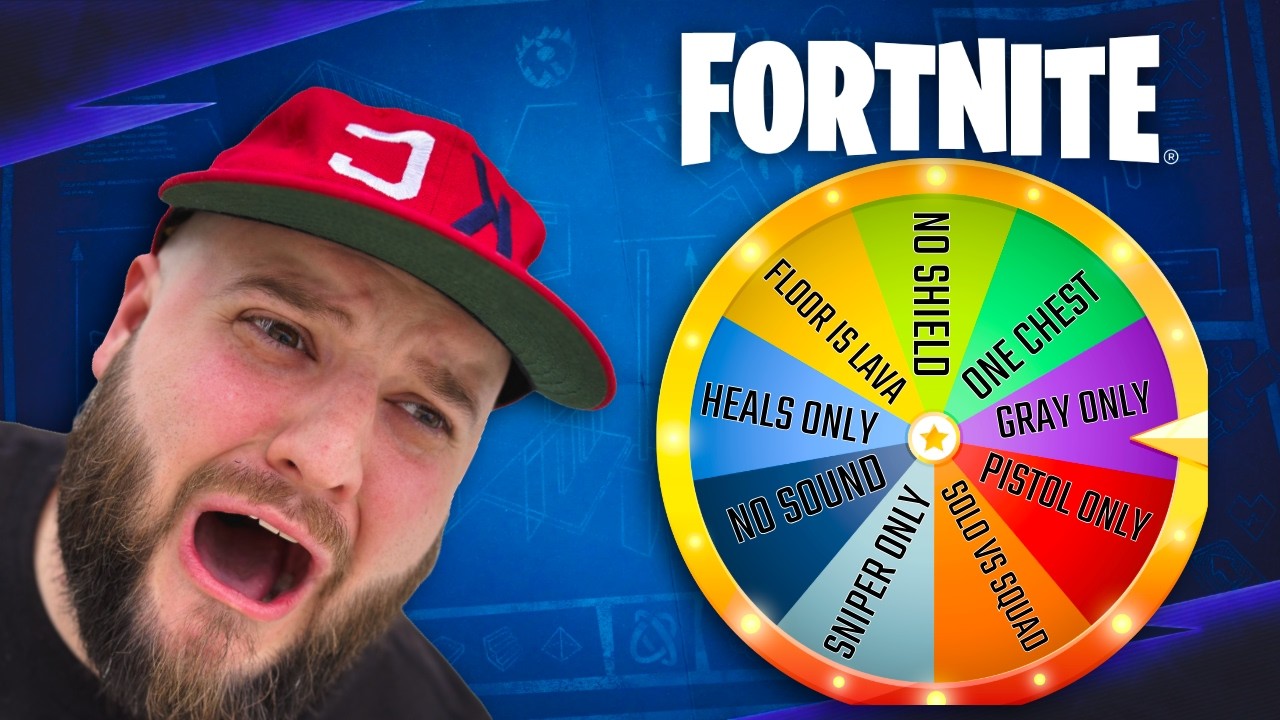 🔴 LIVE - FUNNY SPIN THE WHEEL FORTNITE CHALLENGE 🎡