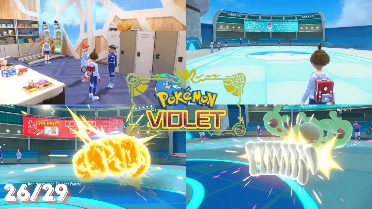 Pokemon Scarlet and Violet Blueberry Academy Battling Amarys
